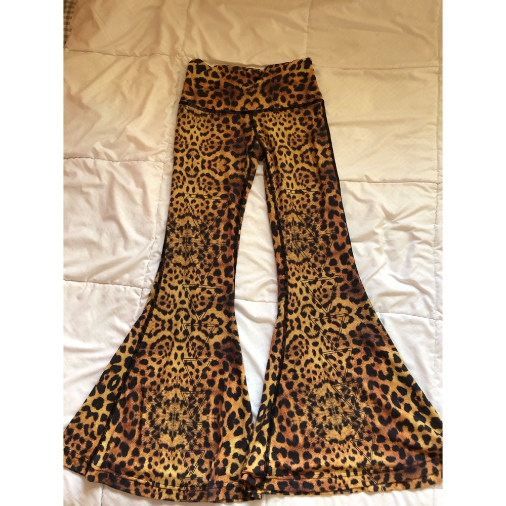 Teeki Cheetah Bell Bottoms